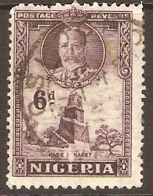 Nigeria 1936 6d Dull violet. SG40.